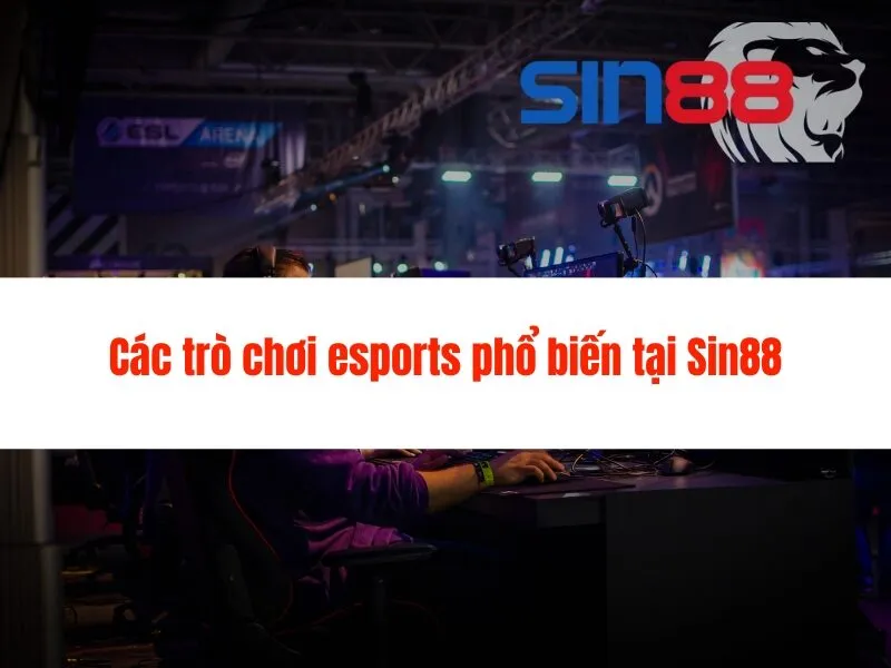 Cá cược esports Sin88 siêu hấp dẫn tại Sin88